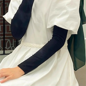 Muslim Hijab Sleeves, UV Protection Arm Warmers, Black Sleeves for Arm, Breathable Tattoo Cover up, Hijab Hand Sleeve, Arm Cover Sleeve