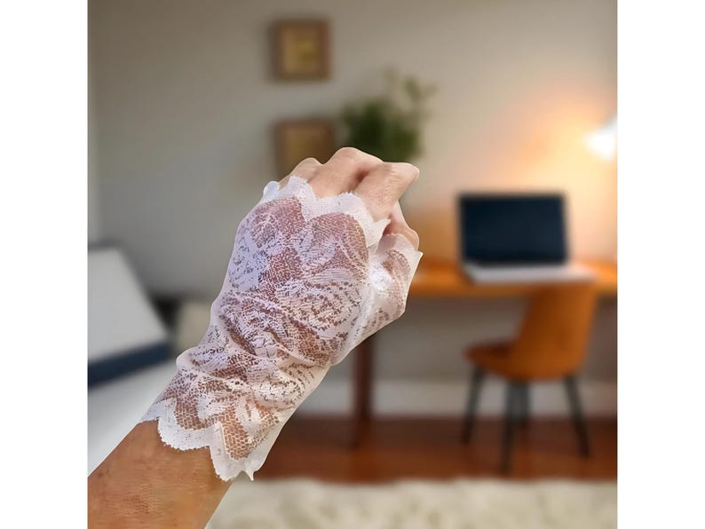 Half Finger Fishnet Gloves, Summer Fingerless Gloves, Ladies Evening Gloves, Half Finger Gloves, Comfortable Bridal Gloves, Lace Gloves