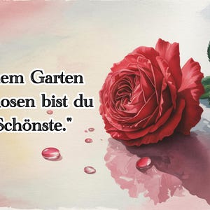 Blumenvase Blumen Aquarell Wandbild Dekobild Frühling Deko
