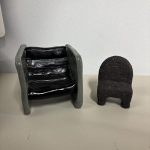 Handcrafted Ceramic Miniature Chair Incense Holders for Home Deco Special Gifts image 7