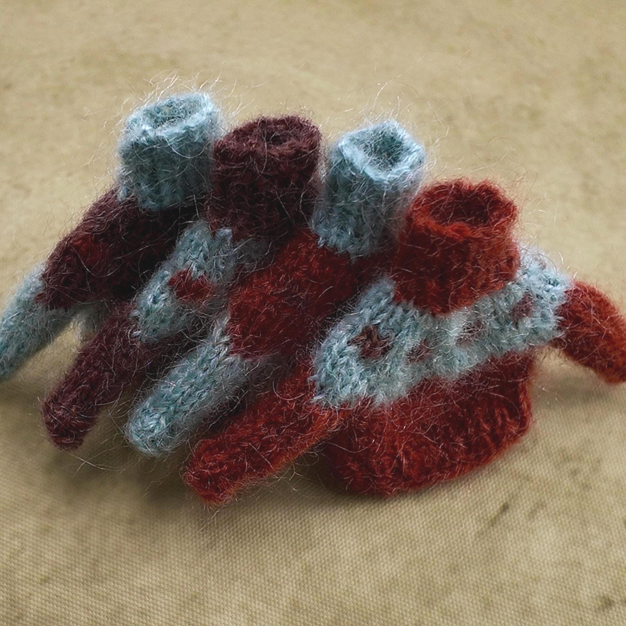 Hand Knit Sweater Keychain: Natural Wool Yarn Keyring Charm - Etsy
