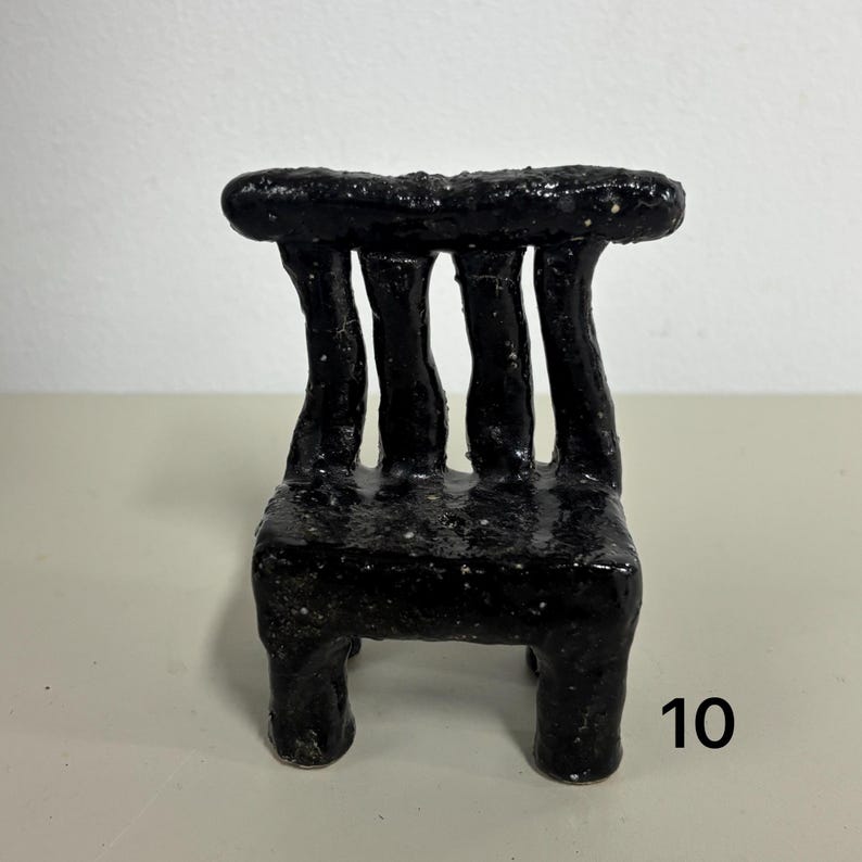Handcrafted Ceramic Miniature Chair Incense Holders for Home Deco Special Gifts image 19