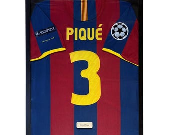 Barcelona Carles Puyol Jersey Framed, Carles Puyol Shirt Framed
