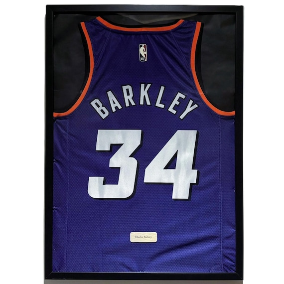 Phoenix Suns Charles Barkley Jersey Framed, Charles Barkley Shirt
