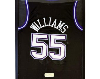 Throwback Jason White Chocolate Williams #55 Basketball Jersey;top