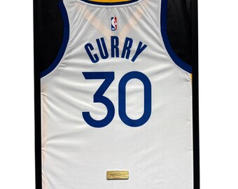 Maillot De Basketball Dédicacé Stephen Curry - Golden State Warriors - Avec COA