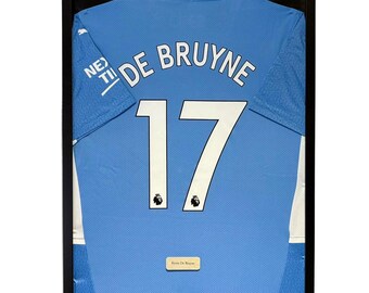 Kevin De Bruyne SIGNED Man City 24/25 FINAL Home Jersey/shirt
