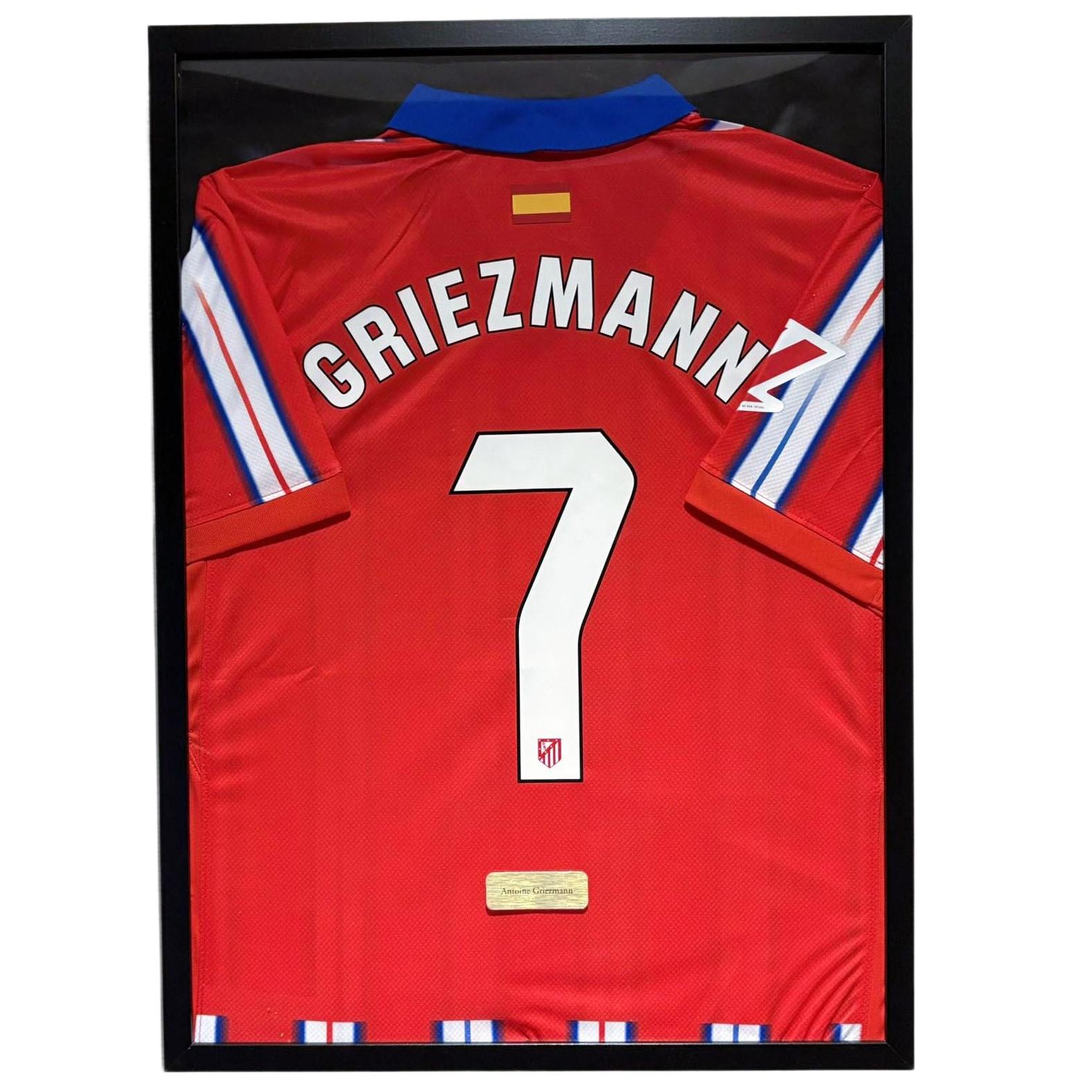 Atletico Madrid Antoine Griezmann Framed Jersey, Antoine Griezmann