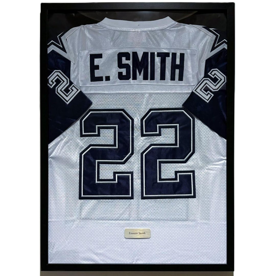 Dallas Cowboys Emmitt Smith Framed Jersey, Emmitt Smith Shirt Framed ...