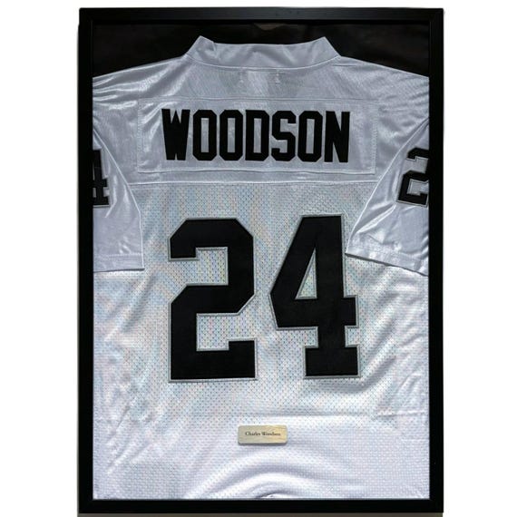 Las Vegas Raiders Charles Woodson Jersey Framed, Charles Woodson