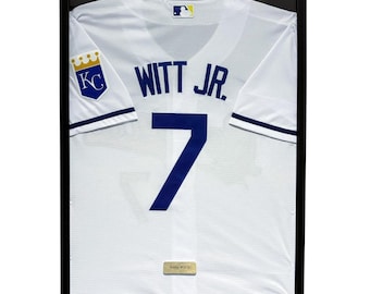 Kansas City Royals Bobby Witt Jr Framed Jersey, Bobby Witt Jr Shirt Framed, Kansas City Royals Jersey 21 x 29 Inches