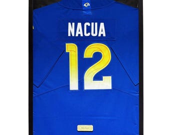 Los Angeles Rams Puka Nacua Framed Jersey, Puka Nacua Shirt Framed, Los Angeles Rams Jersey 21 x 29 Inches