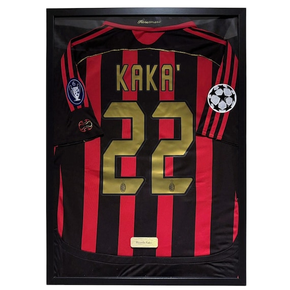 AC Milan Ricardo Kaka Jersey Framed, Ricardo Kaka Shirt Framed, AC