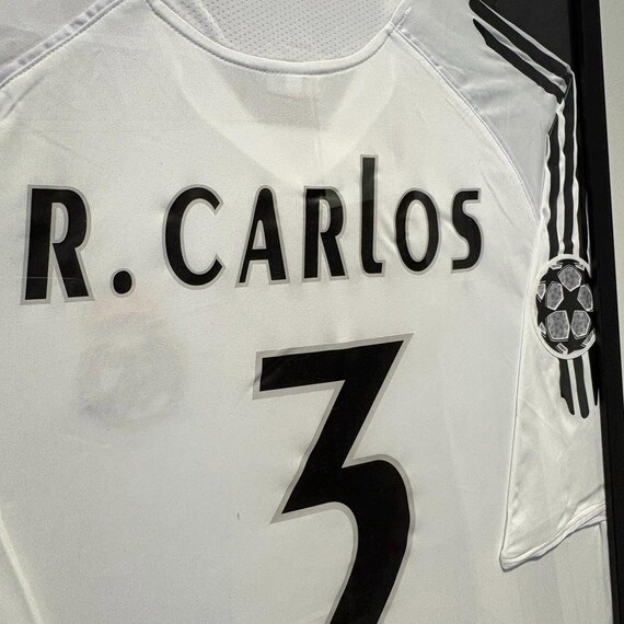 Real Madrid Roberto Carlos Framed Jersey, Roberto Carlos Shirt