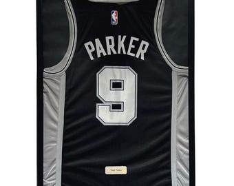 San Antonio Spurs Tony Parker Jersey Framed, Tony Parker Shirt Framed, San Antonio Spurs Jersey Birthday Gift