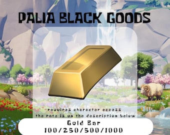 Materials Farm - Palia Gold Bar 100/250/500/1000