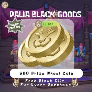 Moneda de la rueda de premios Palia 500