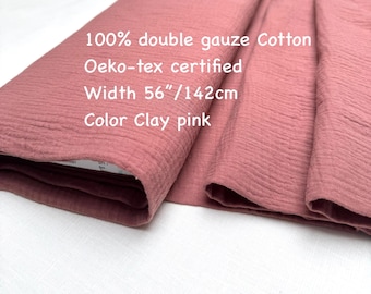 Katoenen gaasstof: zachte mousseline voor babykleding