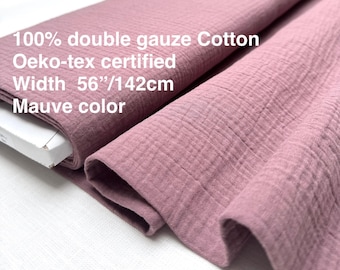 Double Gauze Muslin Fabric: Soft Baby Clothes Material