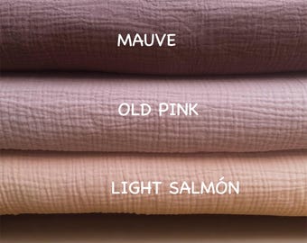 Double Gauze Muslin Fabric: Soft Baby Clothes Material