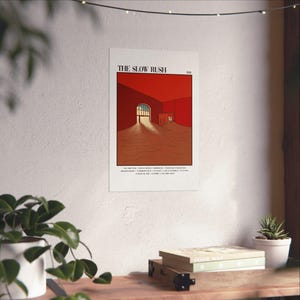 Tame Impala The Slow Rush Album Poster – Psychedelic Music Wall Art, Custom Album Cover Poster, Music Posters, Wall Art