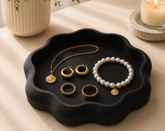 Modern Designer Bowl Soléa | Jewelry Organizer Tray | Modern Jewelry Tray | Elegant Storage for Jewelry & Accessories |