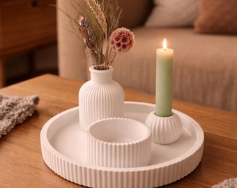 Modern Decor Set - Living Room Decor - Scandinavian Style - Handmade - Decorative Gift Idea -