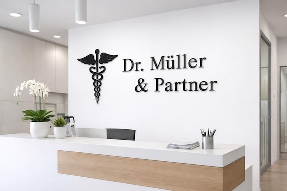 Personalized 3D letters made of PLA – desired name, wall decoration or company logo, 5–24 cm