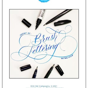Brush Lettering Practice Sheet Full Pack - Downloadable Practice Sheets, Lettering Drills, Lettering Technique Sheet