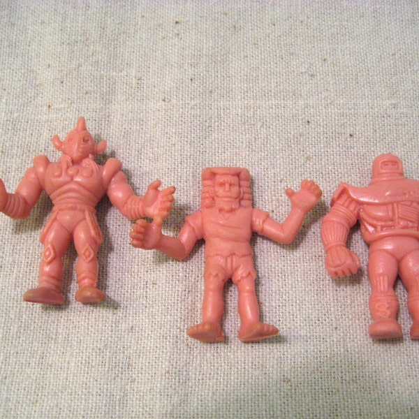 Vintage Muscle Men figures PVC toys