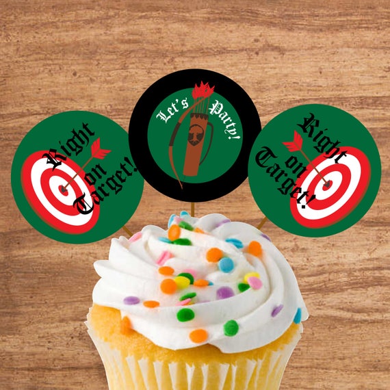Instant Download Bow And Arrow Robin Hood Archery Party Etsy