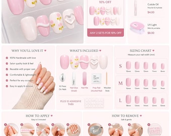 Nail Prep & Care Kit | Nail Glue, Cuticle Oil for Long Lasting Nails | PressOn Accessories