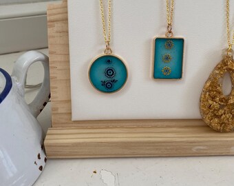 handmade resin necklaces