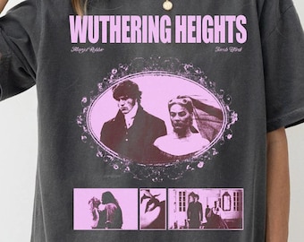 Vintage 90s Wuthering Heights Classic Novel 2026 Shirt Emerald Bookish Fennell Graphic Tee