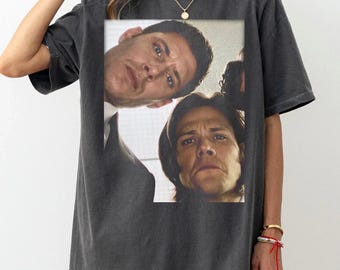 Vintage 90s Dean & Sam Winchester Shirt Supernatural Overhead Meme Tee Tee