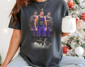 Vintage Luka Dončić Shirt Gildan Black T-Shirt Youth Shirt Sweatshirt Unisex Casual Tee
