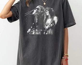 Vintage 90s Music World Tour: Cher & Stevie Nicks Shirt Gift For Fans