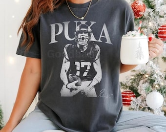 Vintage Puka Nacua Football Shirt Gildan Black T-Shirt Youth Shirt Sweatshirt Unisex Casual Tee
