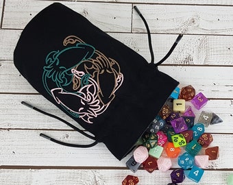 Cthulhu Embroidered Dice Bag: D&D Bag of Holding
