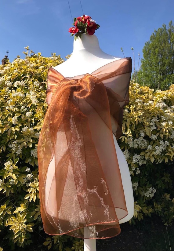 Organza Wrap Bolero Shawl For Wedding Shrugs And Boleros For Women