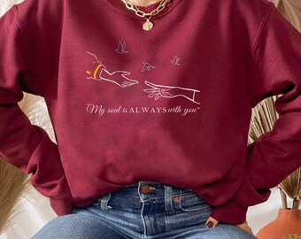 My Soul Is Always With You Sweatshirt, Banana Fish,Lgbtq Shirt,Ash Lynx Shirt , Eiji Shirt, Anime Shirt, Otaku Sweatshirt