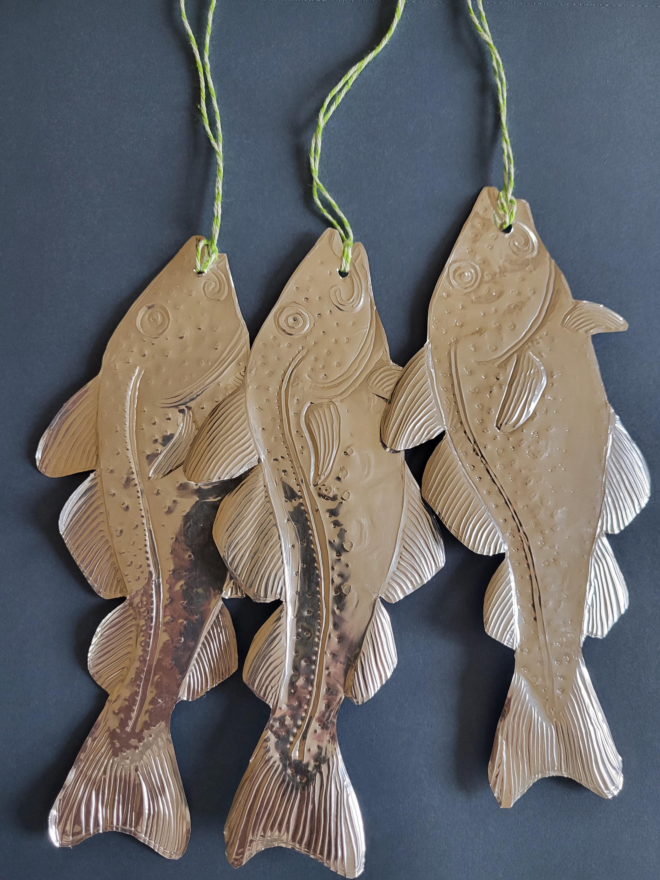 Decoration Cod Fish Aluminum Cod Fish Ornament - Etsy