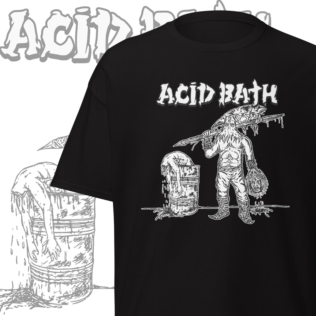 Acid Bath T-shirt Sludge Metal Merch Stoner Rock Clothing - Etsy
