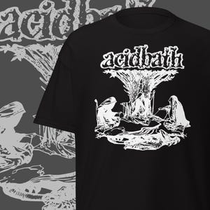 Acid Bath T-Shirt Sludge Metal Band Merch Psychedelic Rock Gift Stoner Rock Tee