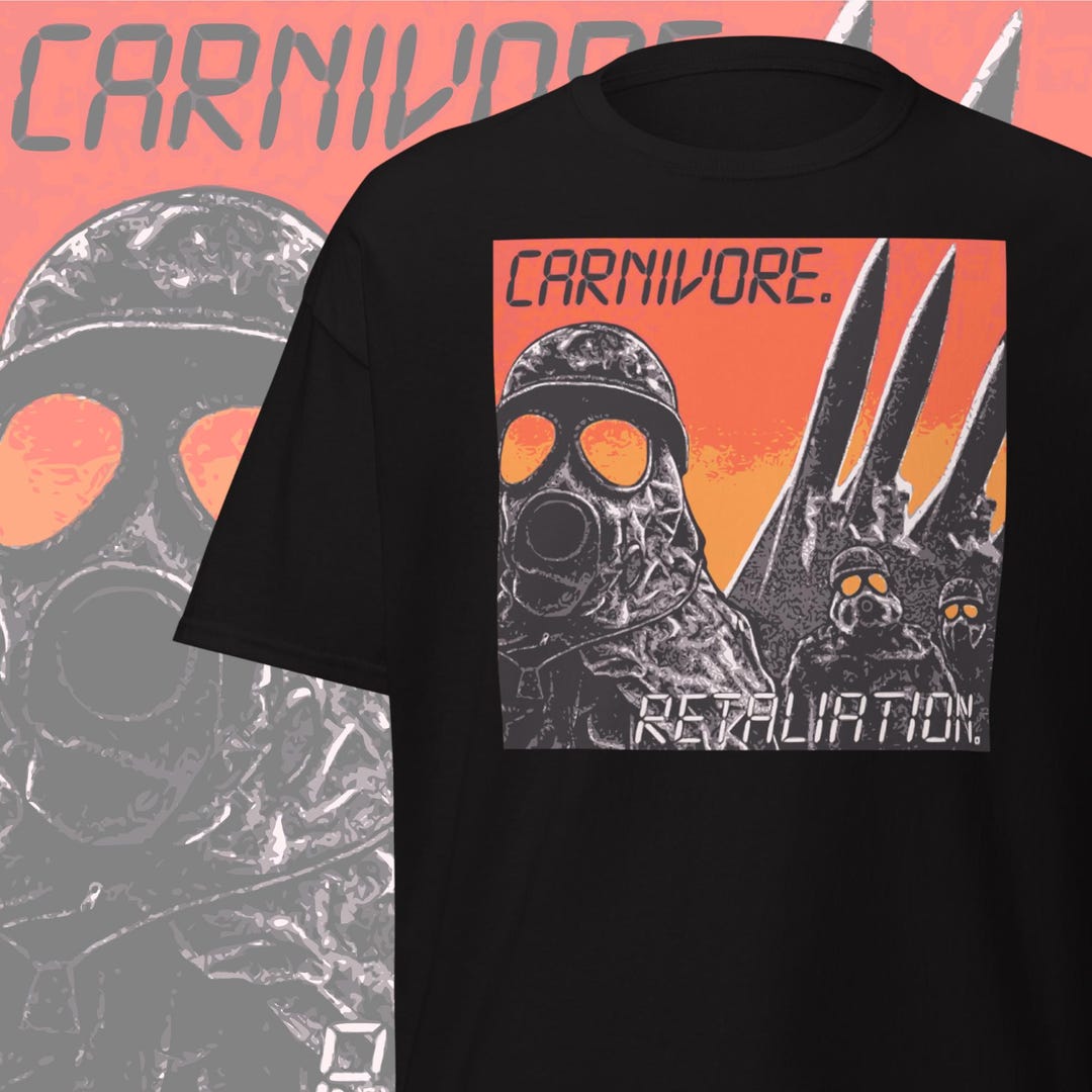 Carnivore Band T-shirt: Doom Metal, Type O Negative Merch - Etsy