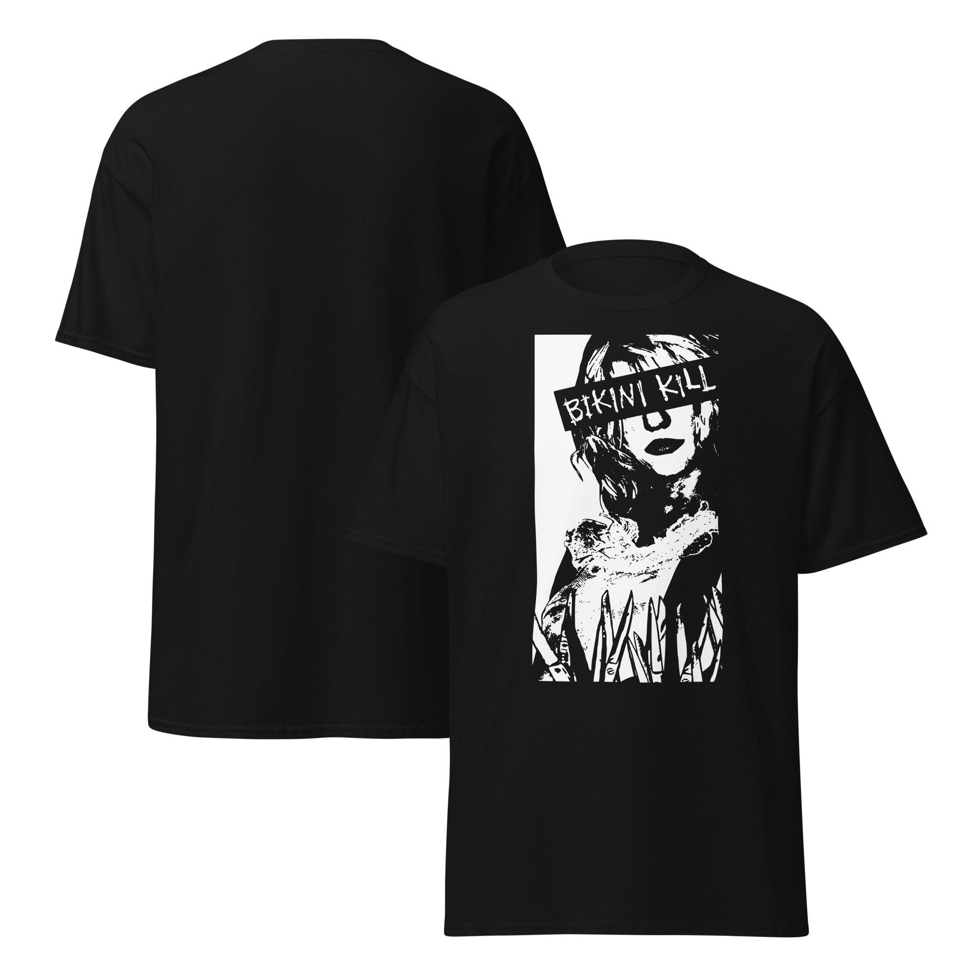 T-shirt Bikini Kill "Stage Moment" - Noir, Coton, Coupe Régulière, Neuf Avec étiquettes, Fabriqué Aux USA