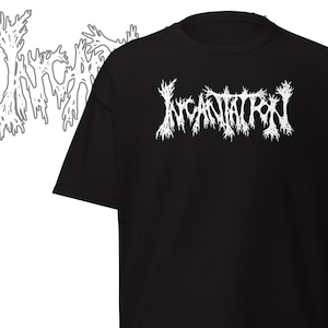 Incantation Band T-Shirt Death Metal Merch Old School Death Metal Merch Gifts for Metal Fans
