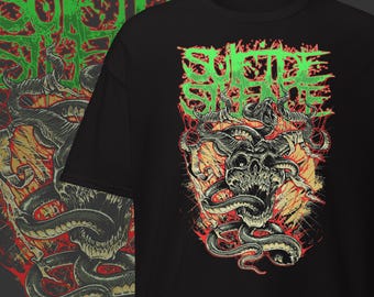 Suicide Silence T-shirt Deathcore Band Merch Heavy Metal Clothing for Extreme Music Fans