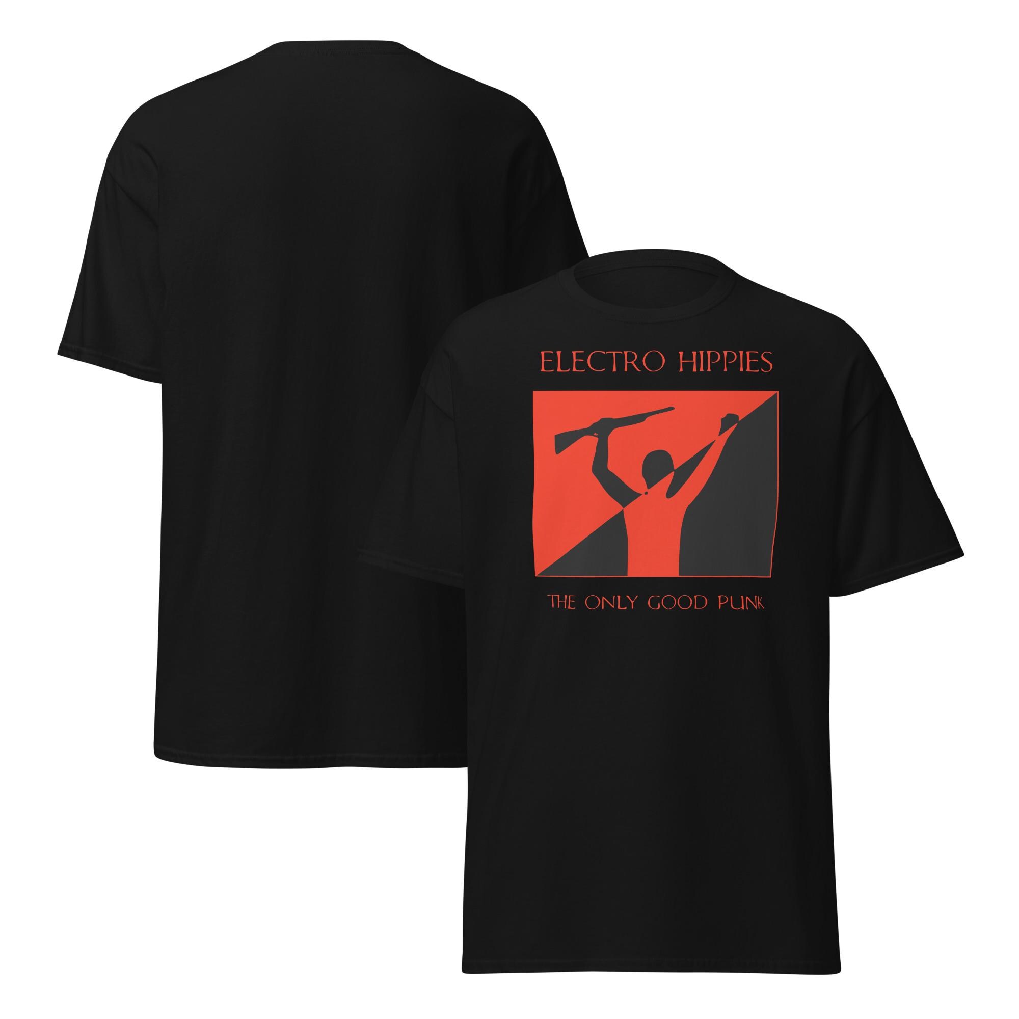 Electro Hippies T-shirt Vintage Punk Band Merch Crust Punk