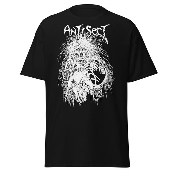 Antisect T-shirt Vintage Punk Band Merch Crust Punk Clothing